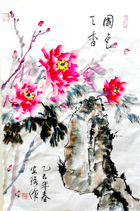 翠益風(fēng)流 素華映月——殷安瑜(軍旅書法家、畫家)繪畫作品展